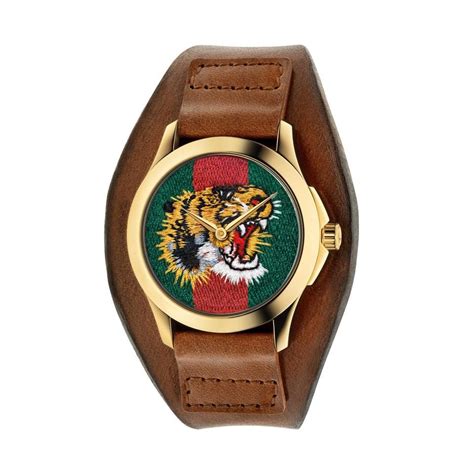 gucci watch tiger|Gucci tiger brooch.